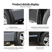 Garde-Boue Volvo V40 2013-2019 Bavettes 4 Pièces