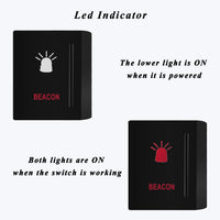 Bouton Interrupteur LED 12V Volkswagen Amarok 2009-2016 — vue de profil