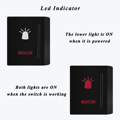 Bouton Interrupteur LED 12V Volkswagen Amarok 2009-2016