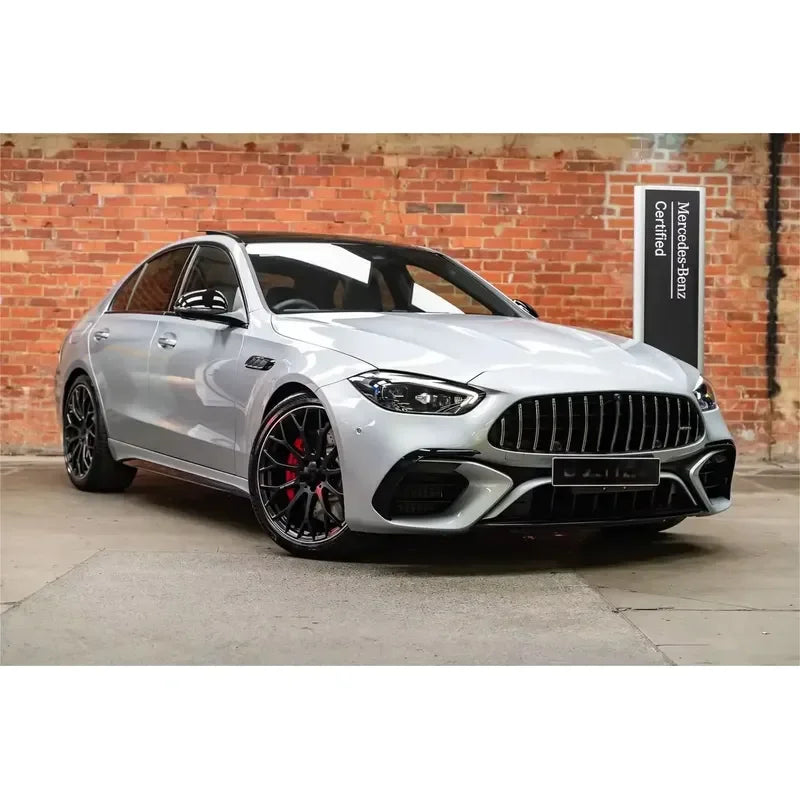Kit Carrosserie Complet Mercedes Classe C W205 2015-2021 Transformation Style W206 C63 AMG avec Pare-Chocs