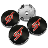 Cache-Moyeux Ford Focus Mondeo Ranger Ecosport 54mm 56mm 60mm — détail de fixation