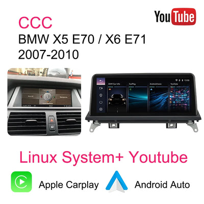 Autoradio Android BMW X5 E70 X6 E71 CarPlay