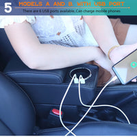 Accoudoir Central Citroën C3 C4 Charge Rapide Type-C ou 6 USB Rangement