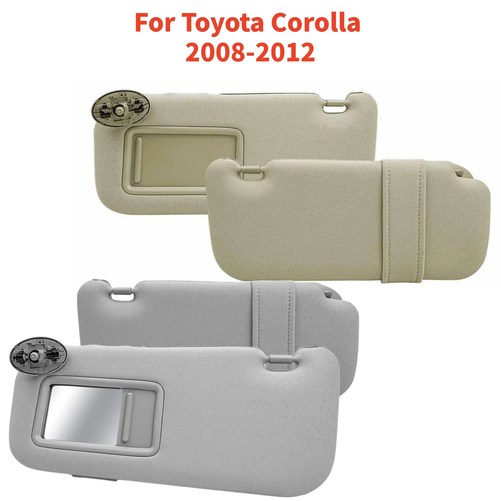 Pare-Soleil Toyota Corolla 2008-2012 Gris ou Beige