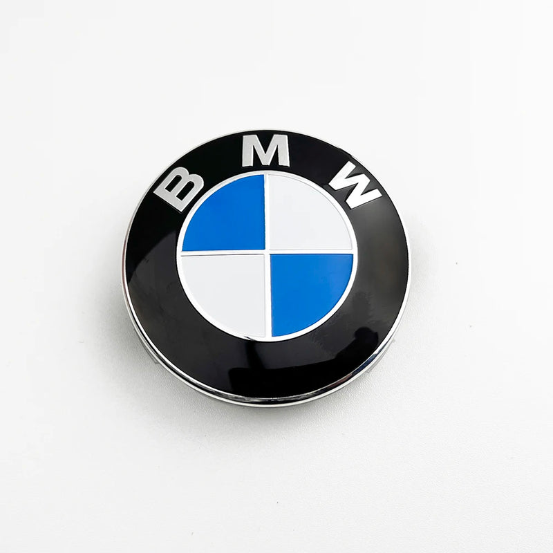 Cache-Moyeux BMW E90 F30 X5 56mm 68mm Emblème — vue de face