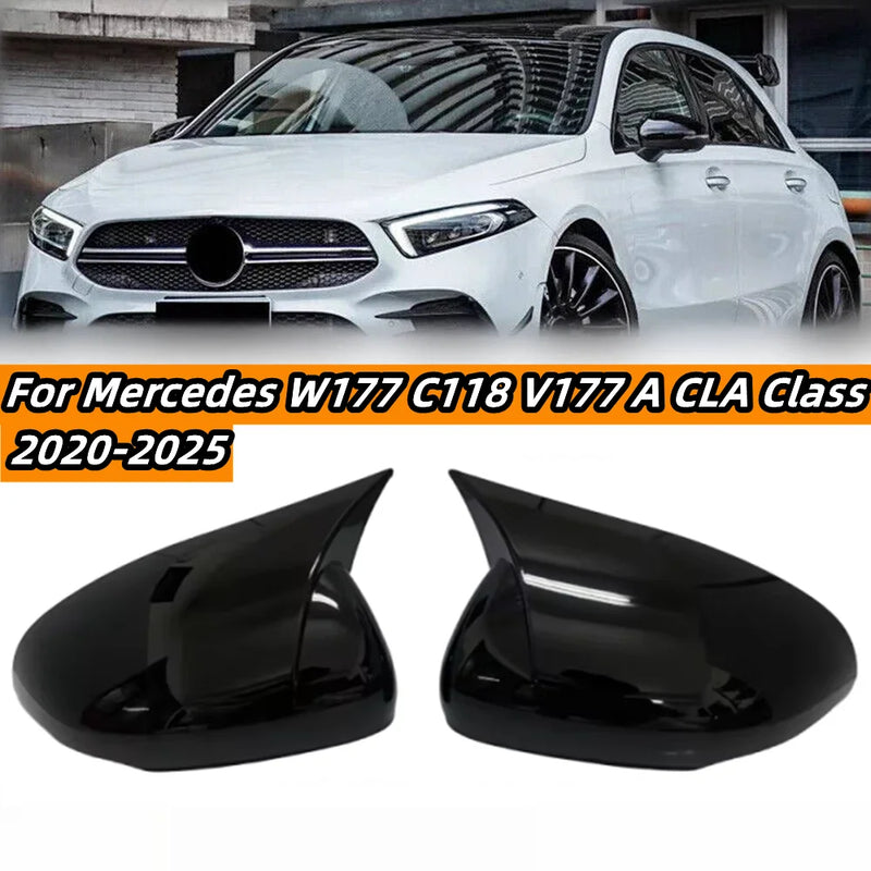 Coques Rétroviseurs Corne de Taureau Mercedes Classe A W177 CLA C118