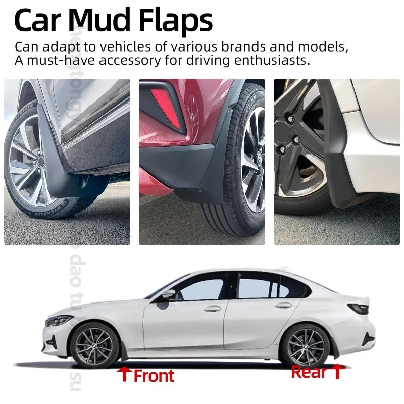 Garde-Boue Audi Q5 S line 2009-2016 Bavettes 4 Pièces