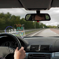 Affichage Tête Haute OBD2 A8 Voiture Alarme de Survitesse
