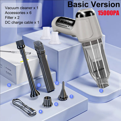 Aspirateur de Voiture Sans Fil 95000 Pa Souffleur