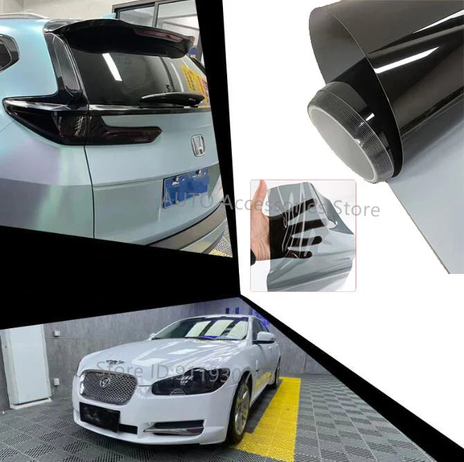 Film Teinté TPU pour Optiques de Voiture Rouleau 30 cm