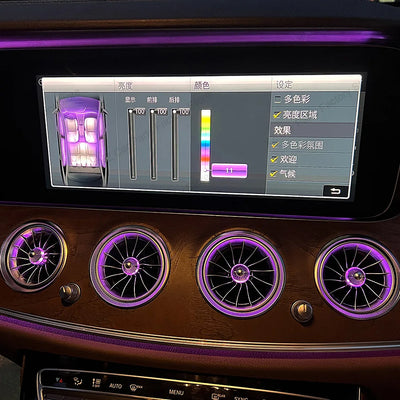 Aérateurs Turbine LED Ambiance Mercedes Classe E W213
