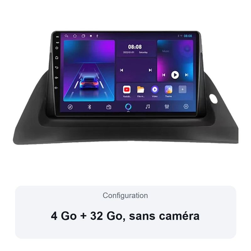 Autoradio CarPlay Renault Kangoo 2008-2018 Android Écran Tactile