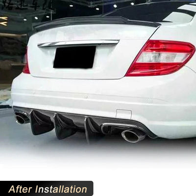 Lame Pare-Choc Mercedes W204 C63 AMG Carbone Diffuseur