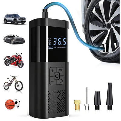 Gonfleur de Pneu Sans Fil 150 PSI Écran Numérique