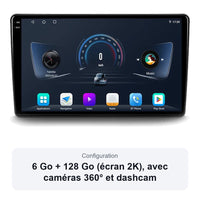 Autoradio CarPlay Citroën C4 Grand Picasso 2006-2013 Android Écran Tactile