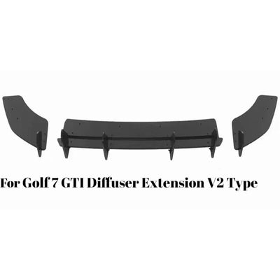 Extension de Diffuseur Arrière Volkswagen Golf 7 GTI