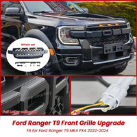 Calandre Avant Style Raptor Ford Ranger T9 2022-2024 Noir Mat avec ou sans LED