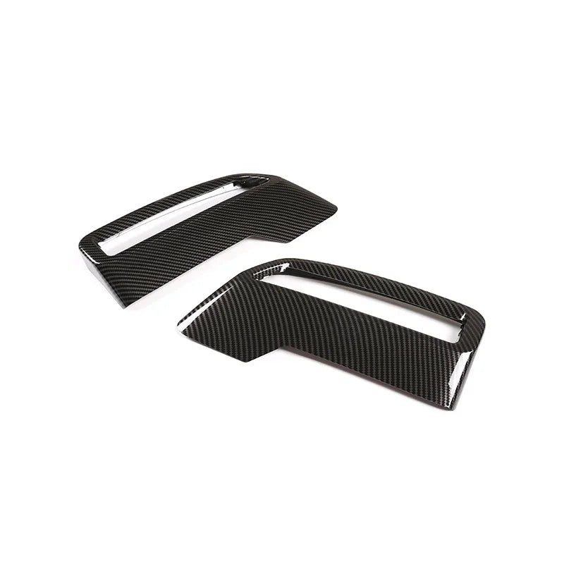 Embouts d'échappement Peugeot 3008 5008 noir aspect carbone