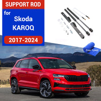 Vérins de Capot Skoda Karoq 2017-2025 Amortisseurs à Gaz 2 Pièces