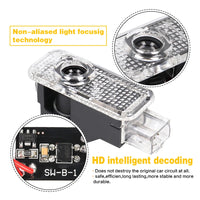 Projecteur de Portière LED Porsche Cayenne 955 957 2003-2009, Motif Cayenne ou Porsche, Paire