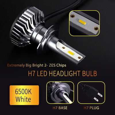 Ampoules LED INFITARY Canbus H7 H4 H11 6500K Universelles