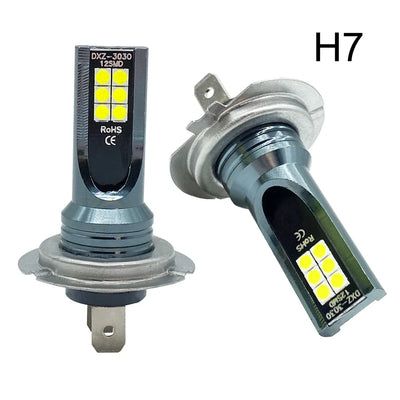 Ampoules LED 80W 12000 lm H4 H7 Voiture