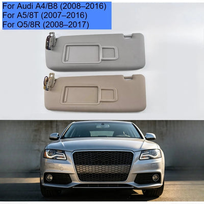 Pare-Soleil Audi A4 B8 A5 Q5 2009-2016 avec Miroir