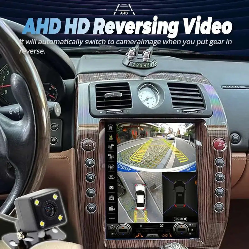 Autoradio Android 14 Écran Vertical 12,1 Pouces Maserati Quattroporte 2004-2012 CarPlay GPS