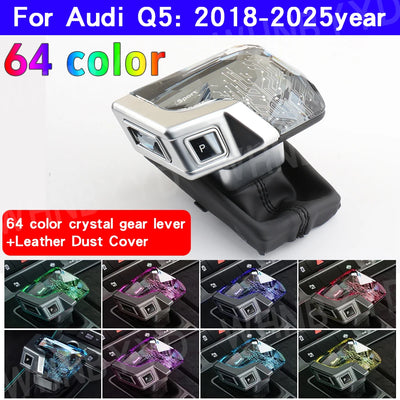 Pommeau de Vitesse Cristal LED Audi A4 A5 A6 Q5