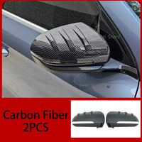 Coques de Rétroviseur BYD Atto 3 Evo 2026-2027 Aspect Carbone ou Noir Brillant, Style Lisse, Ailettes ou Bec, Paire