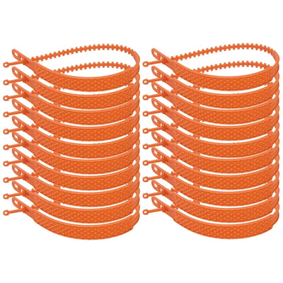 Chaînes à Neige Voiture Sangles Larges Noir Orange