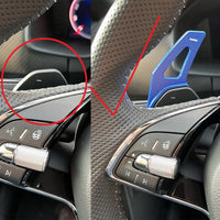 Palettes au Volant Skoda Octavia MK4 RS Enyaq Aluminium Anodisé