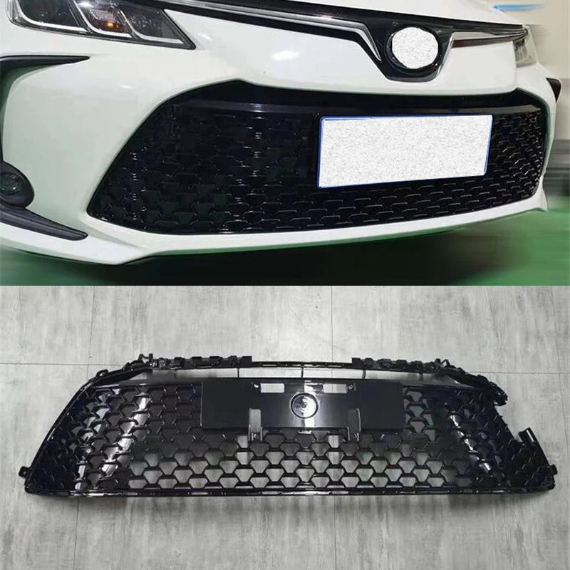 Calandre Toyota Corolla 2019-2023 Grille Inférieure Avant Noire Nid d'Abeille en ABS
