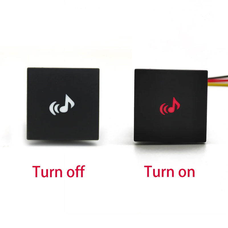 Bouton Interrupteur LED Volkswagen Golf 5 Golf 6 Jetta Scirocco — détail de finition