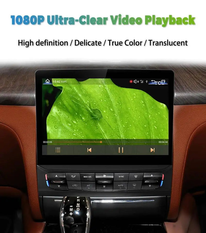 Autoradio Android Maserati Ghibli 2014-2020 Écran 10,26 pouces CarPlay GPS 6 Go + 128 Go