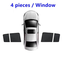 Pare-Soleil Magnétique Mercedes GLE W167 2020-2024 Vitres Latérales Rideaux Isolation Thermique