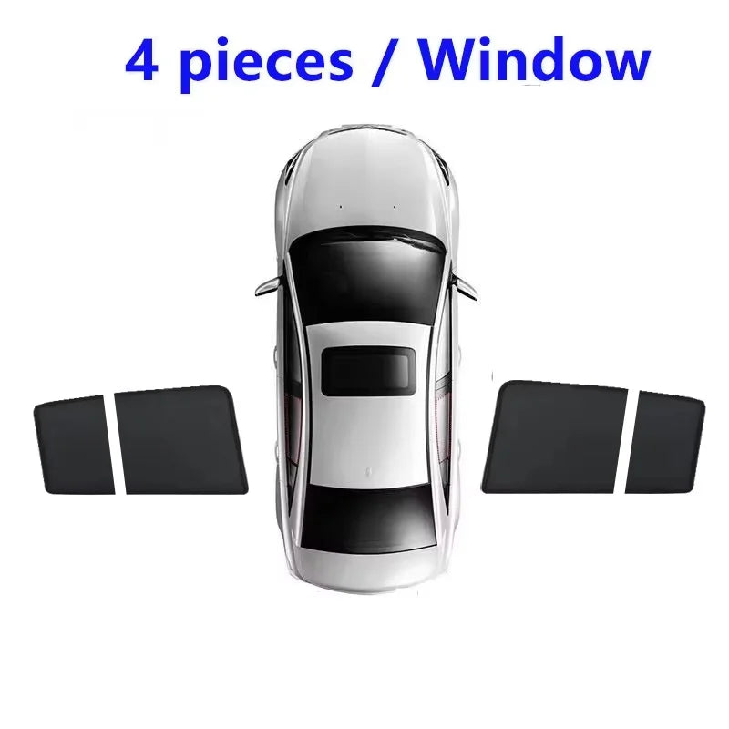 Pare-Soleil Magnétique Mercedes GLE W167 2020-2024 Vitres Latérales Rideaux Isolation Thermique