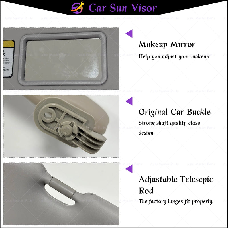 Pare-Soleil Hyundai Accent Verna 2011-2015 avec Miroir