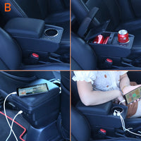 Accoudoir Central Citroën C3 C4 Charge Rapide Type-C ou 6 USB Rangement