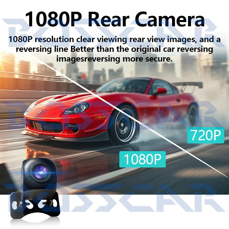 Caméra de Recul Sans Fil WiFi BOSSCAR 720P pour Smartphone
