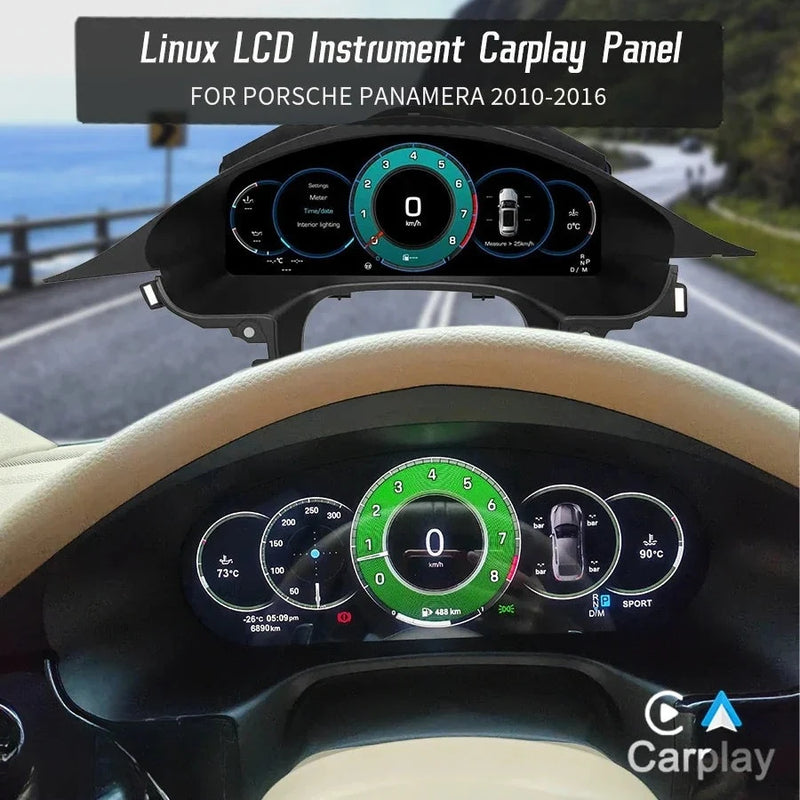Digitales Kombiinstrument Porsche Panamera 2010–2016 — Halterungsdetail