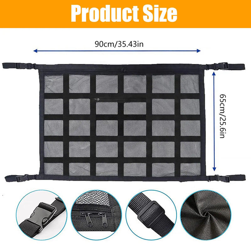 Car Ceiling Storage Roof Net Reinforced Mesh