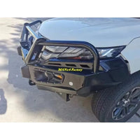 Pare-Chocs Avant Acier Noir Mitsubishi Triton L200 2019+ MR Pare-Buffle Robuste
