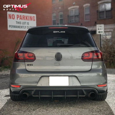 Diffuseur Arrière 3-4 Pièces VW Golf MK6 GTI