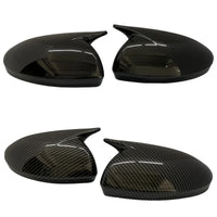 Coques de Rétroviseur Dacia Sandero 2021-2024 Noir Brillant ou Aspect Carbone