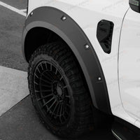 Élargisseurs d'Ailes 8 Pouces Ford Ranger T9 2022-2024 Wildtrak et Wildtrak X Style Rivets, Jeu de 4 Pièces