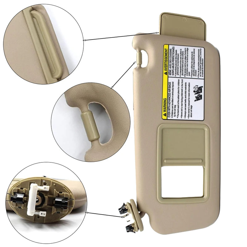 Pare-Soleil Toyota RAV4 2006-2013 avec Miroir Lumineux