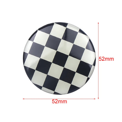 Cache-Moyeu Mini Cooper JCW 52 mm Autocollant 4 Pièces