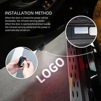Projecteur Porte MG ZS, HS, MG3, MG5, ZR, GS, GT, EZS, Sans Fil Rechargeable USB, Lot de 2