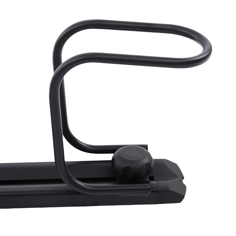 Porte-Vélo de Toit Pliable avec Support Vertical et Double Verrouillage Réglable de 75 à 98 cm pour SUV et Monospaces